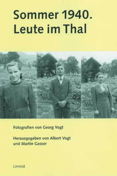 Sommer 1940. Leute im Thal